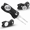 The Fixer – All-Metal Divot Tool w/Switchblade-Style Fork, Custom Magnetic