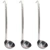 Auvotuis 4 Oz Stainless Steel Ladle, 3 Pcs, 11.8" Long