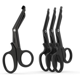 IMKRC 7.5’’ Trauma Shears, Medical Shears, EMT Scissors for Nurses, Doctors, and Medical Students (Pack of 4)