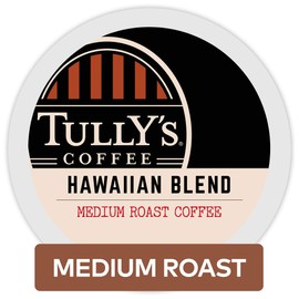 Tully's Coffee Hawaiian Blend Tully's Coffee Keurig Single-Serve K-Cup Pods, Medium Roast Coffee, 12 Count