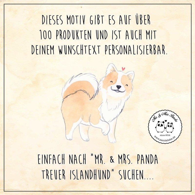 Mr. & Mrs. Panda Magnet Loyal Iceland Dog Gift, Adorable