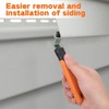 Vinyl Siding Removal Tool - Extra Long Handle, Steel Blade,