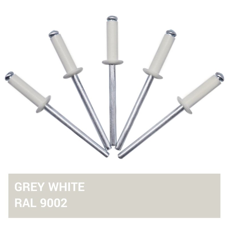 SKIR'CO Pack of 350 blind rivets painted 4.0 x 14