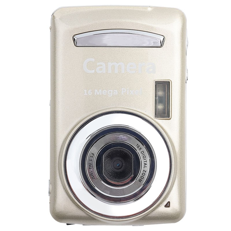 Digital Camera, 2.4" Large Screen, 16MP, 720P, 30FPS, 16X Zoom,
