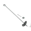 Eindrehbar Ground Anchor for Swing etc. 50 cm Galvanised Garden