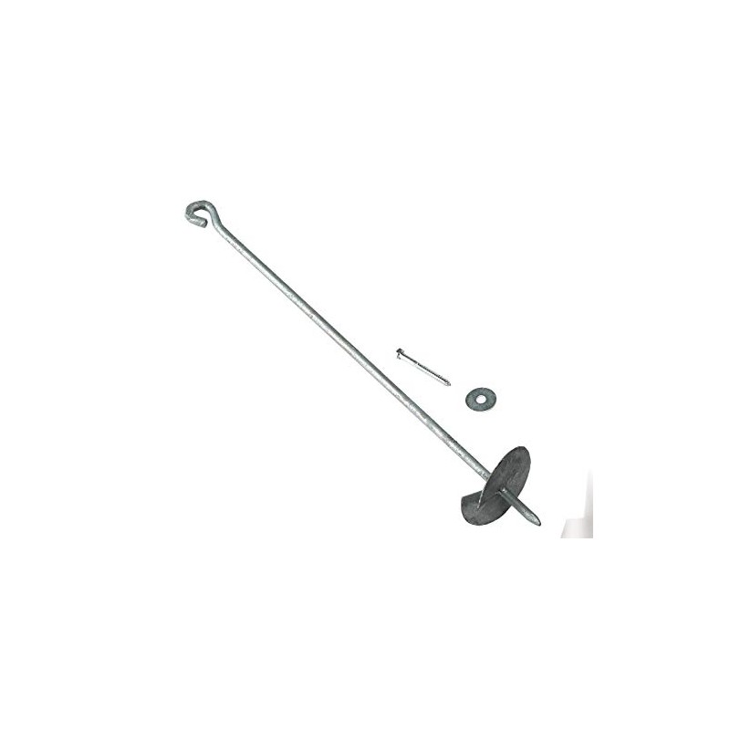 Eindrehbar Ground Anchor for Swing etc. 50 cm Galvanised Garden