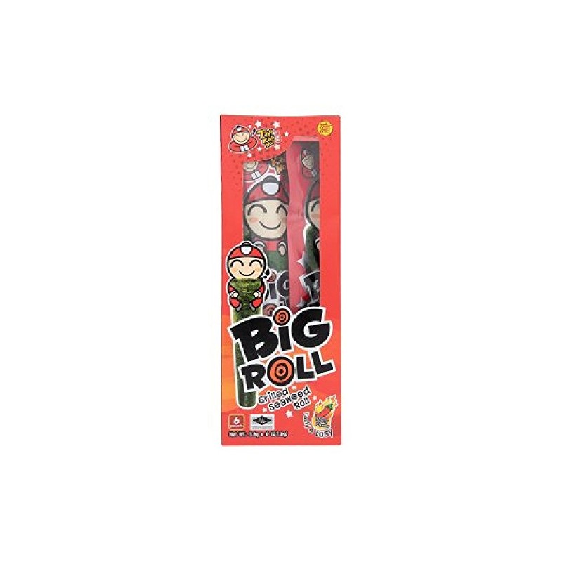 Tao Kae Noi Big Roll Grilled Seaweed 3.6g (Spicy Flavour,