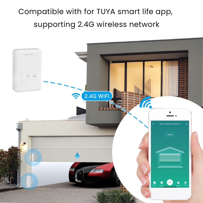Garage Door Remote Controller WiFi APP Control Wireless Garage Door