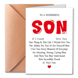 Birthday Card for Son, Birthday Card from Mom and Dad, Birthday Card for Wonderful Son, You Are Our Proud Card, Adult Son Birthday Card, Birthday Card Son, Happy Birthday Son Card, Proud of Son Card,