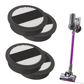 ROOMIE TEC HEPA Filter for "Ricky" Cordless Vacuum Cleaner - Pack of 4