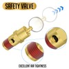 HONSNKS 2 Pcs 1/4" NPT(M) 200 PSI Air Compressor Pressure