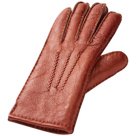 YISEVEN Women's Winter Sheepskin Leather Shearling Gloves Driving Fur Lined Sherpa Heated Warm Mittens Thick Merino Wool lining for Cold Weather Dress New Year Giftss, Red Large