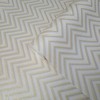 Wallcoveringsmart Beige Silver Yellow Metallic Faux Fabric Chevron Luxury Unique