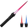 Torch Lighter, Red/Blue Flame Adjustable with Safety Lock, Bright Fire