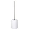 Ridder Touch Toilet Brush, Poly Resin, White, 8.5 x 8.5