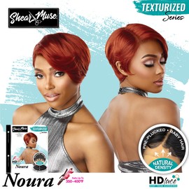 Sensationnel Shear Muse Lace Wig - Noura Deep Laceparting Hand Tied Ready to Wear Synthetic Prestyled Units (BLEACHBLONDE)