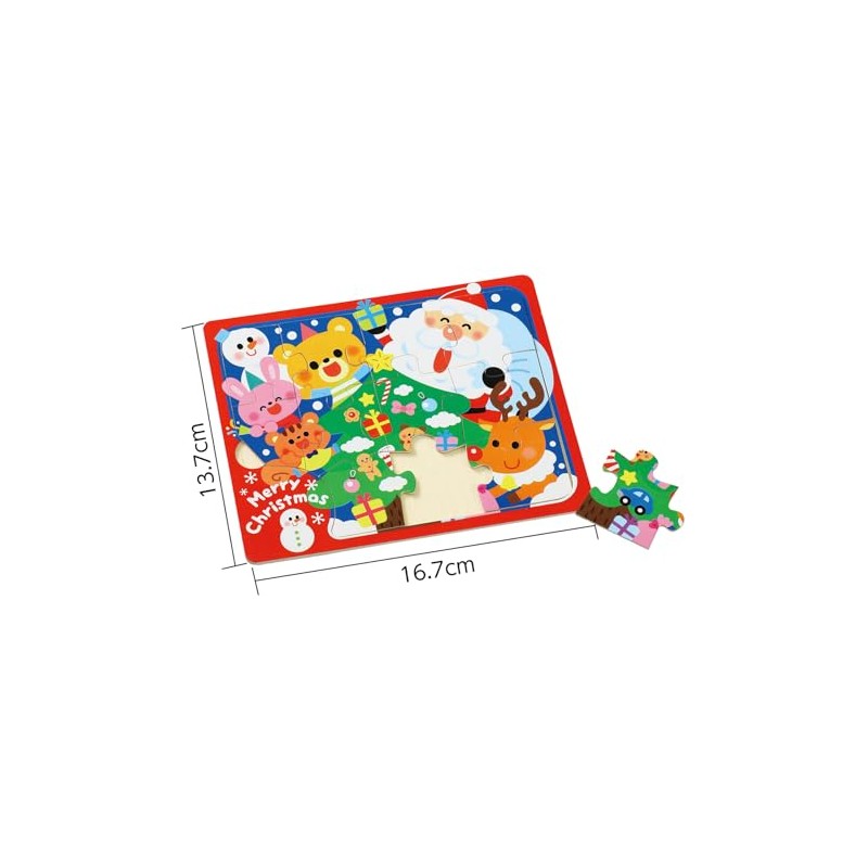 ARTEC Wooden Christmas Jigsaw Puzzle Christmas Tree ATC6721