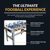 Hathaway Amherst Foosball Table Adult Size - 48-in Foosball Table