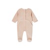 Vertbaudet VERTBAUDET3-Pack Baby Velvet Romper Basic Oeko-Tex, camel