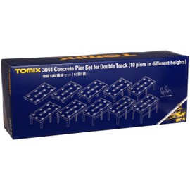 Tomix N Gauge Double-tracked Slope Bridge Pier Set (10 Sets [ 1 ]) 3044