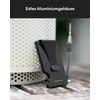 Lederhand iStrong Card Holder, carbon, S, Minimalist