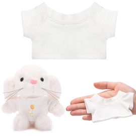 Litherr S Litherr S Stuffed Animal Clothes Tshirt Fit 6 Inch Plush Animal Tiny Blank Stuffed Doll Shirt Accessory Make Your Unique Stuffed Doll Outfit