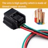 LIZAPUS 2PCS Parking Park Distance Sensor Connector Compatible with R56A3