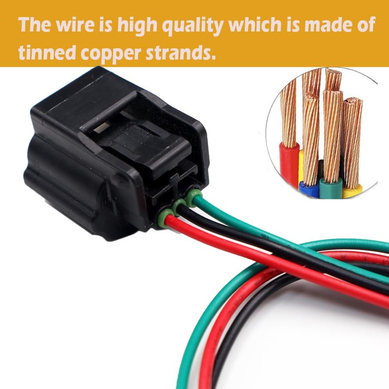 LIZAPUS 2PCS Parking Park Distance Sensor Connector Compatible with R56A3