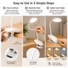 Clip-On LED Reading Light for Dorm Room & Bedside –