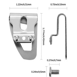 42-70-2653 Fuel Belt Clip/Hook （6 Packs）compatible with milwaukee M18 Replace 2604-22CT,2604-22，2604-20, 2797-22