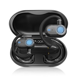 AI Translation Earbuds Real Time, Language Translator Earbuds, 144 Languages & Accents, OWS 3-in-1 Open Ear Wireless Bluetooth Earbuds with Charging Case for Travel, Business & Learning