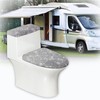 Darisoco Silver Toilet Lid Seat Cover & Toilet Tank Lid