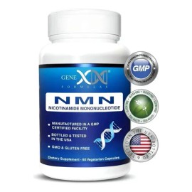 Suplemento Genex Formulas NMN NAD+ Booster Sin Sabor 60 Cápsulas Veganas