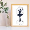 FILM FOR FRAMING Ballerina. Poster with Image Dancing with the