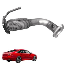 Razstdala 52349 Stainless Steel Exhaust Muffler Flex Pipe Fit For 2003-2007 Accord 2.4L