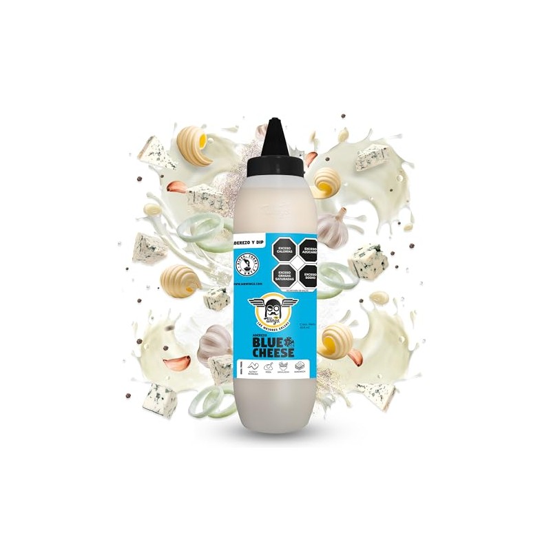 Mr. Wings Aderezo Blue Cheese 414 ml – Cremoso, Sabor