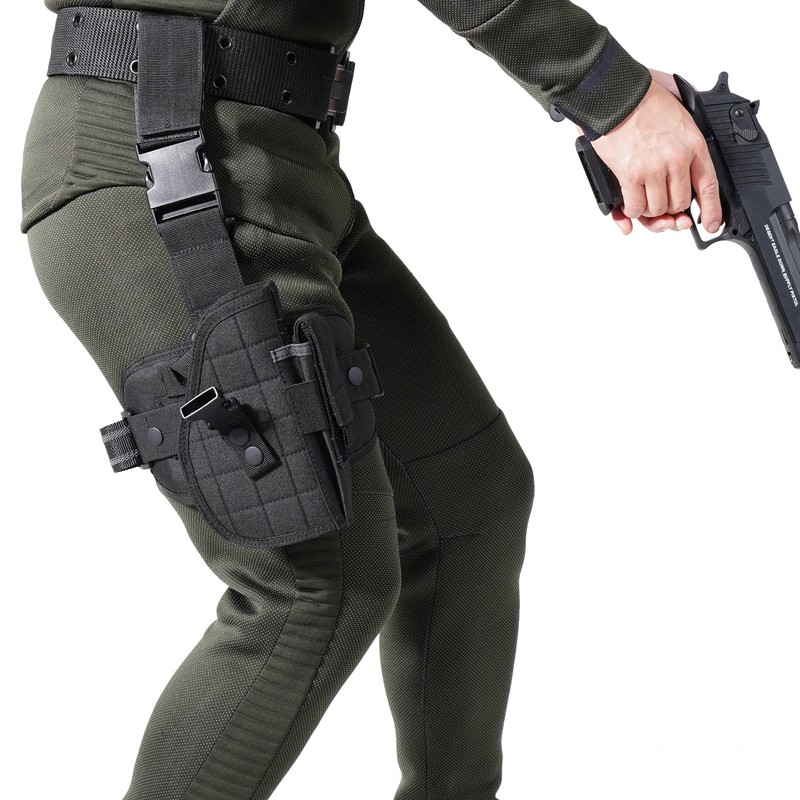 Drop Leg Holster Right Handed - Airsoft Holster with Magazine