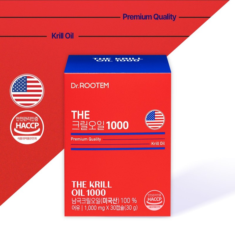 Dr. Rootem Antarctic Krill Krill Oil Phospholipid Omega 3 Complex
