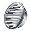 4" Stainless Steel Air Soffit Vents, Allvent Louvered Grille Cover