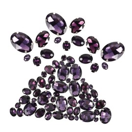 IWOWHERO 50pcs Claw Rhinestones Decorations Crystal Rhinestones for DIY Glitter Small Craft for Clothing