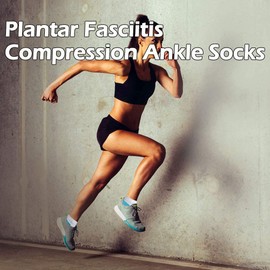 Compression Socks Plantar Fasciitis for Women Men - 8-15 mmHg Best for Athletic,Support,Flight Travel,Nurses,Hiking