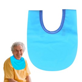 EHUCONELDEX Tracheostomy Shower Cover Neck Stoma Protector for Tracheostomy,Laryngectomy Waterproof Shower Shield Neck Stoma Guard-Adjustable (Blue, 1 PC)