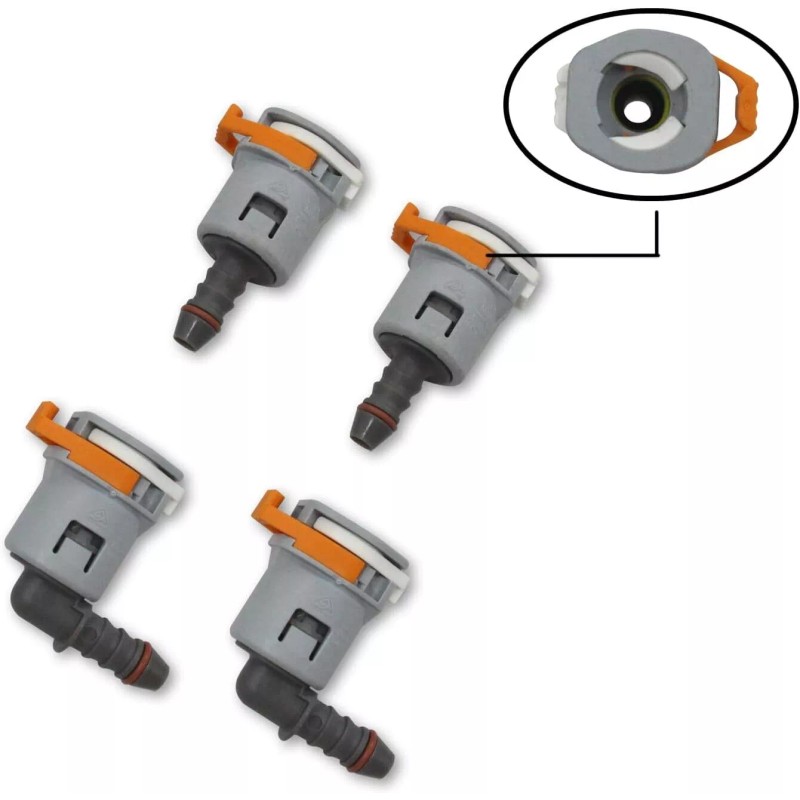 3/8" Nylon Fuel Line Tubing Replacement Fuel Line Repair Kit