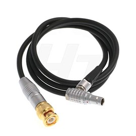 Timecode BNC to Right Angle 5 Pin Zoom F8 Lokit to Timecode Systems Alexa Camera Sound Devices (BNC to RA 5 Pin)