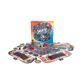 Skate Summer Board Game - Master the Half-Pipes of Pelican Park in This Thrilling Strategy Game! Family Game for Kids and Adults, Ages 14+, 2-5 Players, 60-90 Min Playtime, Made by Pandasaurus Games