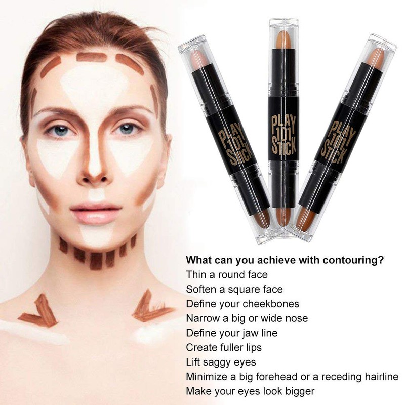 iwobi Lady Concealer Pencil Double End Make-Up Concealer Pen Cover