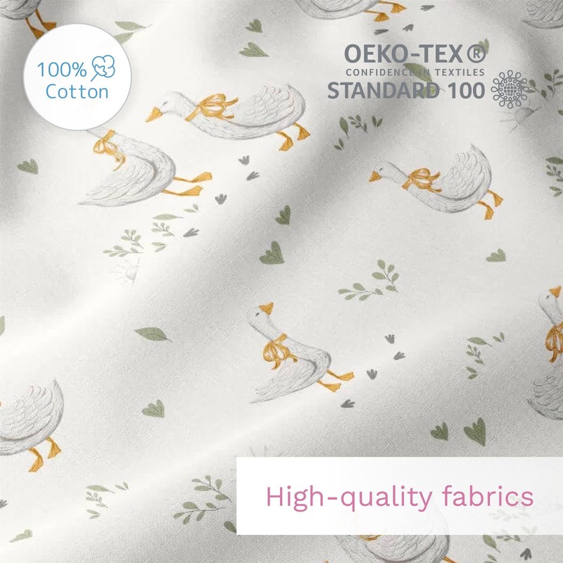 5 Piece Baby Bedding Duvet Pillow with Covers & Jersey