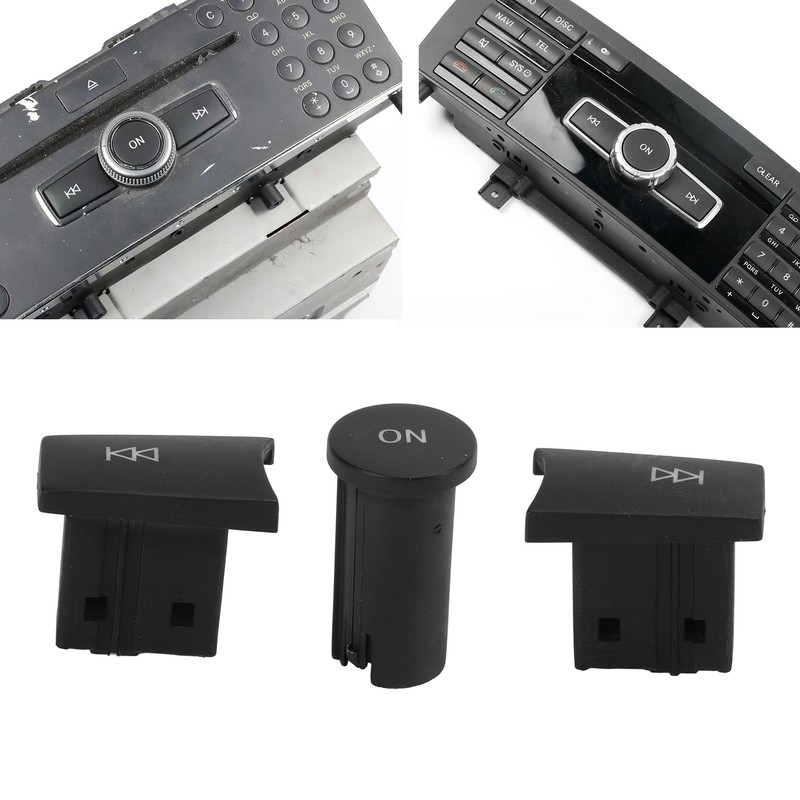 3Pcs set Radio Volume Adjust Control Button Knob Replacement for