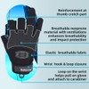 Seibertron M.F.O.S.G-4 Gloves Three Fingerless Padded Palm Lightweight Breathable Climbing,
