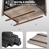 Lulive Dog Crate Furniture, Wooden Dog Kennel Indoor with Adjustable